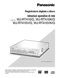WJ-RT416 Operating Instructions (Italian)
