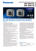 WV-SW175, SW172 Spec Sheet (Global)