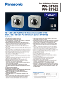 WV-ST165, ST162 Spec Sheet (Global)
