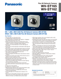 WV-ST165, ST162 Spec Sheet (US)