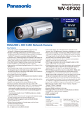 WV-SP302 Spec Sheet (Global)