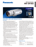 WV-SP302 Spec Sheet (US)