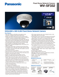 WV-SF332 Spec Sheet (US)