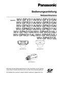 WV-SPN531A etc. Operating Instructions (German)