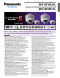 WV-SFV631L,WV-SFV611L Spec Sheet (US)