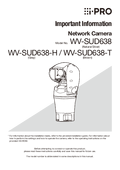 WV-SUD638 Important Information (English)