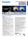 WV-SFR311, SFR310 Spec Sheet (US)
