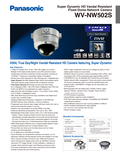 WV-NW502S Spec Sheet (Global)