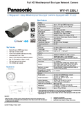 WV-V1330L1 Spec Sheet (Global)