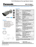 WV-V1330L1 Spec Sheet (US)