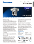 WV-SC384 Spec Sheet (US)