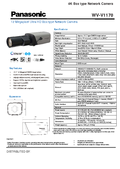 WV-V1170 Spec Sheet (Global)