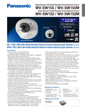 WV-SW155, SW155M, SW152, SW152M SpecSheet