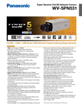 WV-SPN531 Spec Sheet (US)