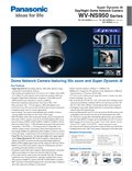 WV-NS950, NS954 Spec Sheet (US)