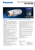 WV-NP502 Spec Sheet (Global)