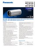 WV-SP105, SP102 Spec Sheet (Global)