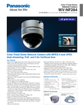 WV-NF284 Spec Sheet (US)