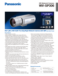 WV-SP306 Spec Sheet (US)