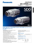 WV-CP630, WV-CP634 Spec Sheet (US)