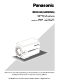 WV-CZ362 Operating Instructions (German)