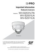WV-S2531LN, etc. Important Information (English)