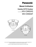 WV-CW634S, CW634F Operating Instructions (French)