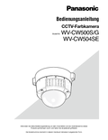 WV-CW500S, CW504S Operating Instructions (German)