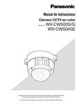 WV-CW500S, CW504S Operating Instructions (Spanish)