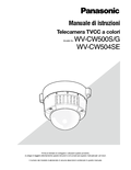 WV-CW500S, CW504S Operating Instructions (Italian)