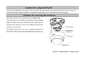 WV-SFN311L Precautions (English)