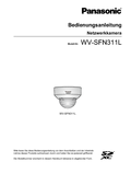 WV-SFN311L Operating Instructions (German)