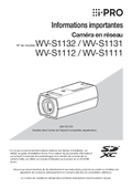 WV-S1132, S1131 etc. Important Information (French)