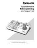 WV-CU360C Operating Instructions (German)
