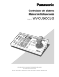 WV-CU360C Operating Instructions (Spanish)
