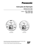 WV-SW158, SF138 Operating Instructions (Portuguese)