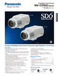 WV-CP620, WV-CP624 SpecSheet