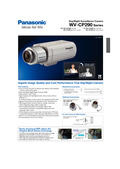 WV-CP290 Series Spec Sheet (US)