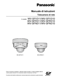 WV-SFV311,SFV310,SFR311,SFR310,SFN311,SFN310 Operating Instructions (Italian)