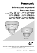 WV-SFV31x, SFR31x, SFN31x Important Information (Italian)