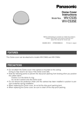 WV-CS3S, CS3SE Installation Guide
