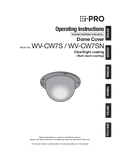 WV-CW7S, CW7SN Operating Instructions