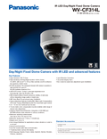 WV-CF314L Spec Sheet (US)