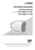WV-SBV131M, SBV111M Important Information (French)