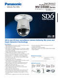 WV-CS580 Series Spec Sheet (Global)