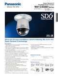 WV-CS580 Series Spec Sheet (US)