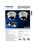 WV-CW334, CW364 Spec Sheet (US)