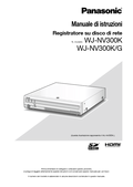 WJ-NV300 Operating Instructions (Italian)