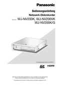 WJ-NV200 Operating Instructions (German)