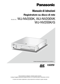 WJ-NV200 Operating Instructions (Italian)
